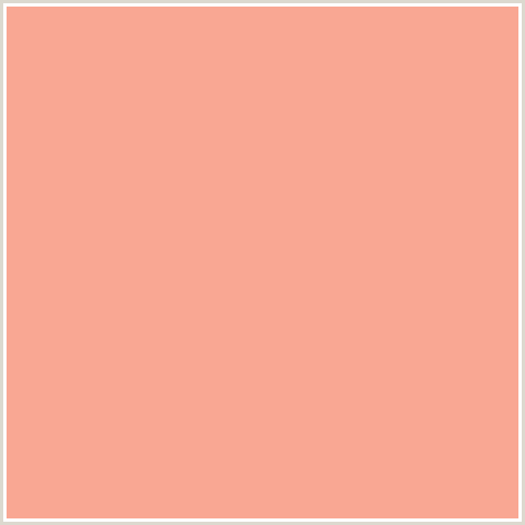 F9A793 Hex Color Image (RED ORANGE, ROSE BUD)
