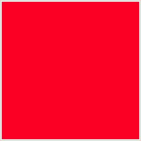 FA0026 Hex Color Image (RED, TORCH RED)