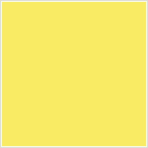 FAEB64 Hex Color Image (PORTICA, YELLOW)