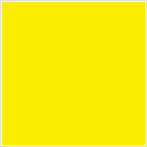 FAED00 Hex Color Image (LEMON, TURBO, YELLOW)