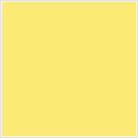 FBEA74 Hex Color Image (MARIGOLD YELLOW, YELLOW)