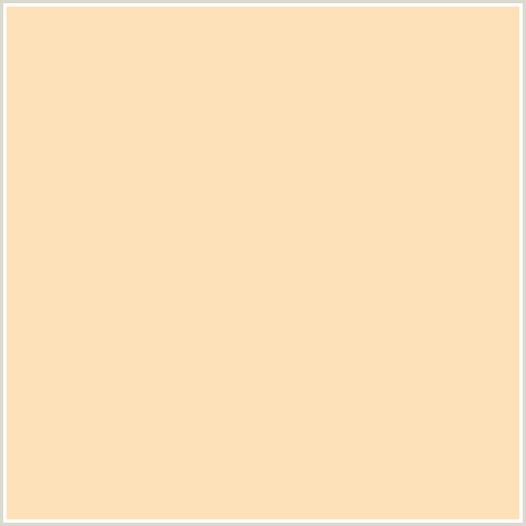 FCE1B9 Hex Color Image (BANANA MANIA, ORANGE, TAN)