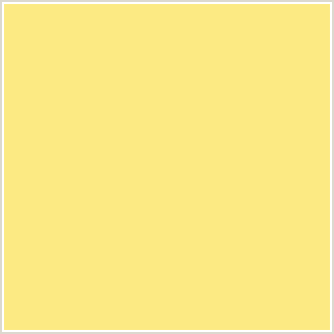 FCEA83 Hex Color Image (SWEET CORN, YELLOW)