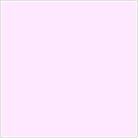 FDE8FF Hex Color Image (DEEP PINK, FUCHSIA, FUSCHIA, HOT PINK, MAGENTA, WHITE POINTER)