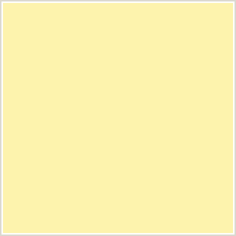 FDF3AD Hex Color Image (DROVER, YELLOW)