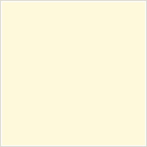 FEF9DA Hex Color Image (BEIGE, HALF DUTCH WHITE, YELLOW)
