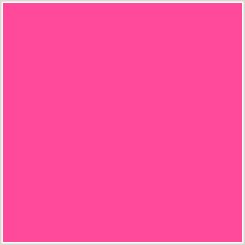 FF4A9B Hex Color Image (DEEP PINK, FUCHSIA, FUSCHIA, HOT PINK, MAGENTA, WILD STRAWBERRY)