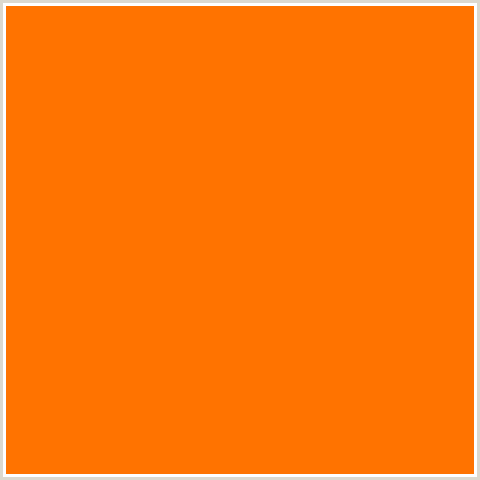 FF7300 Hex Color Image (FLUSH ORANGE, ORANGE RED)