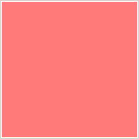 FF7A7A Hex Color Image (RED, SALMON)
