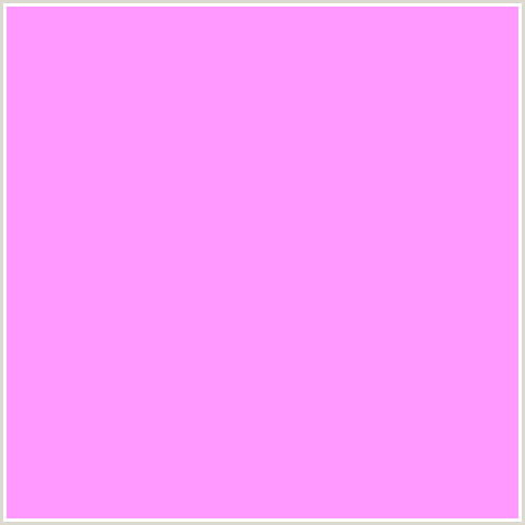 FF99FF Hex Color Image (DEEP PINK, FUCHSIA, FUSCHIA, HOT PINK, LAVENDER ROSE, MAGENTA)