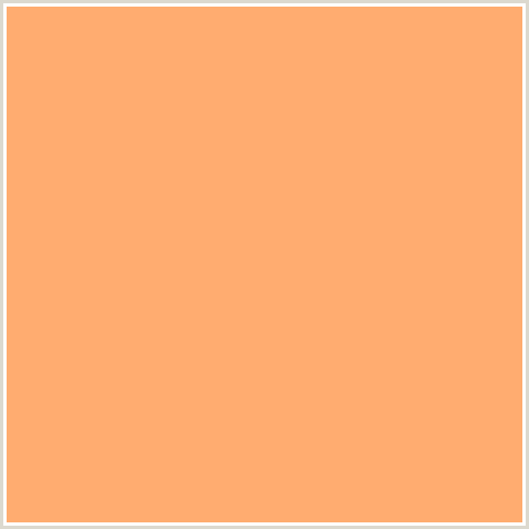 FFAC70 Hex Color Image (MACARONI AND CHEESE, ORANGE RED)