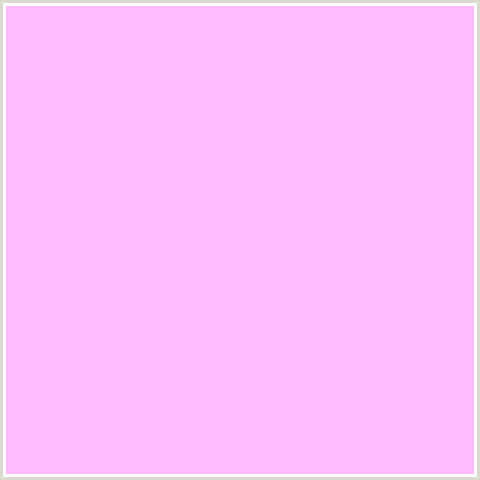 FFBBFF Hex Color Image (DEEP PINK, FUCHSIA, FUSCHIA, HOT PINK, MAGENTA, PINK LACE)