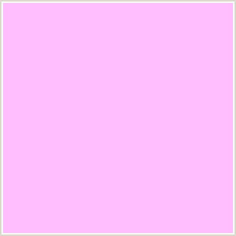 FFBFFF Hex Color Image (DEEP PINK, FUCHSIA, FUSCHIA, HOT PINK, MAGENTA, PINK LACE)