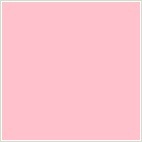 FFC1CC Hex Color Image (LIGHT RED, PINK, RED)