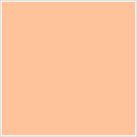 FFC39C Hex Color Image (ORANGE RED, PEACH ORANGE)