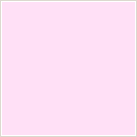FFE0F6 Hex Color Image (DEEP PINK, FUCHSIA, FUSCHIA, HOT PINK, MAGENTA, PINK LACE)