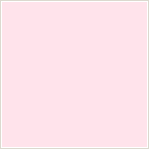 FFE3EB Hex Color Image (LIGHT RED, PALE ROSE, PINK, RED)