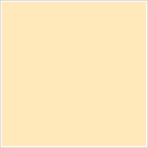 FFE8BA Hex Color Image (COLONIAL WHITE, YELLOW ORANGE)