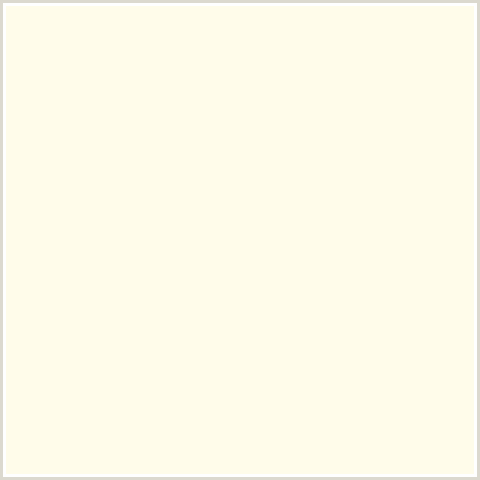 FFFCEA Hex Color Image (BEIGE, BUTTERY WHITE, YELLOW)