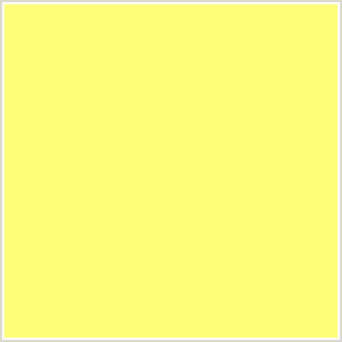 FFFF79 Hex Color Image (PARIS DAISY, YELLOW GREEN)