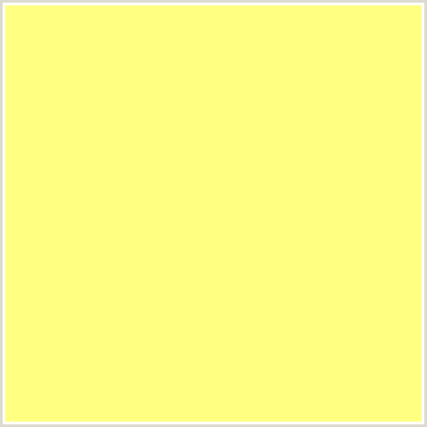 FFFF81 Hex Color Image (DOLLY, YELLOW GREEN)
