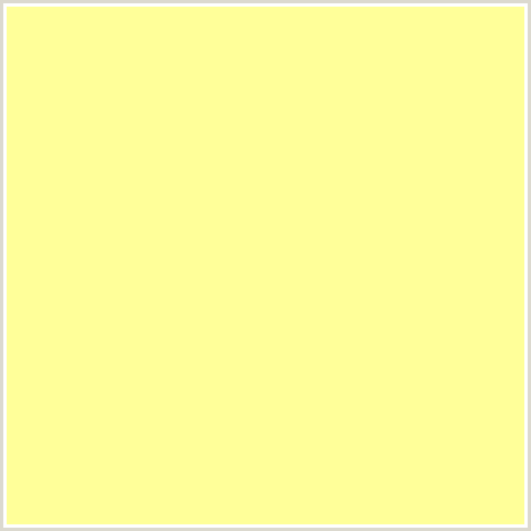 FFFF99 Hex Color Image (PALE CANARY, YELLOW GREEN)